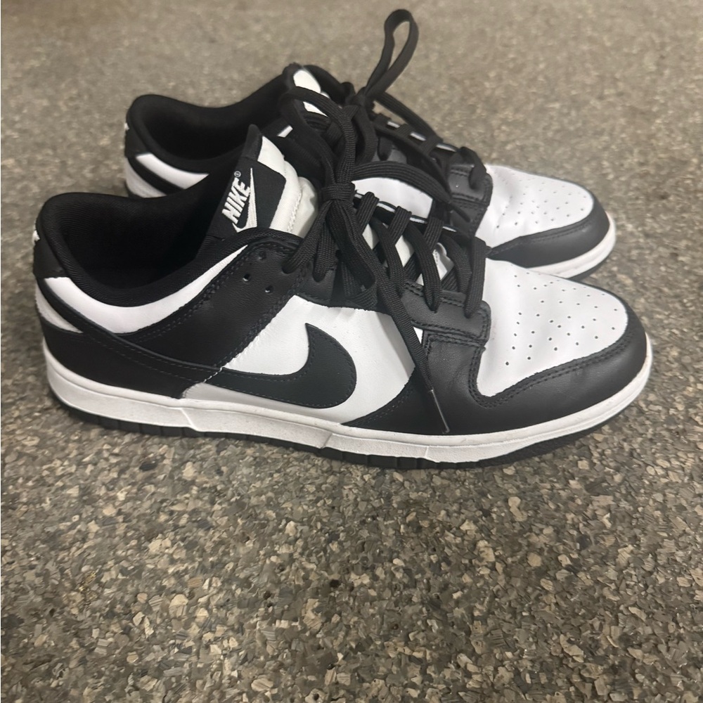 Nike Black and White Sneakers shoes dunk pandas